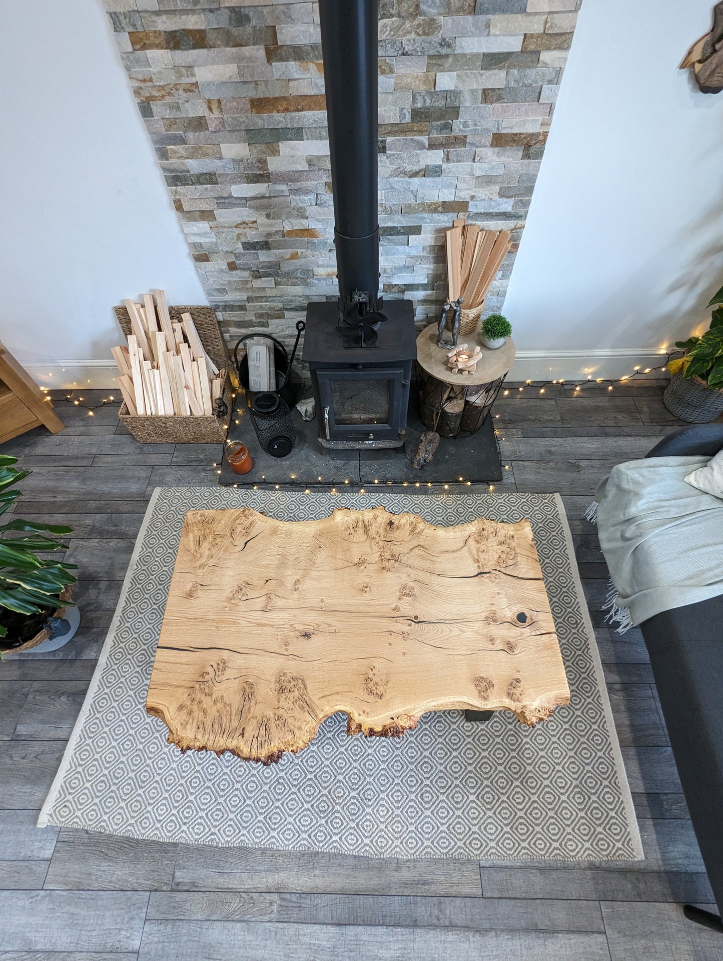 Burr Oak Bespoke Coffee Table