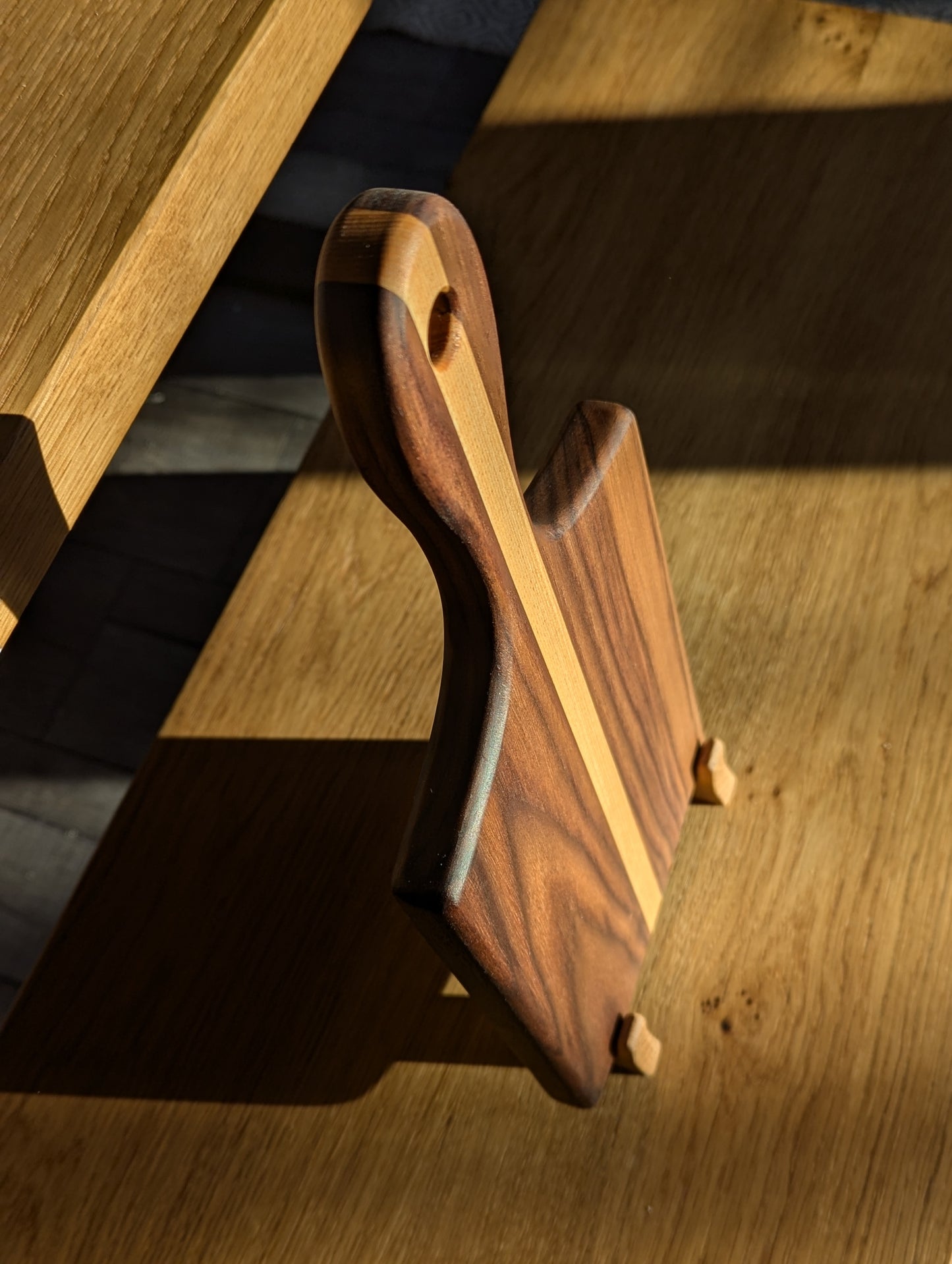 Walnut & Ash Stripe Serving Board