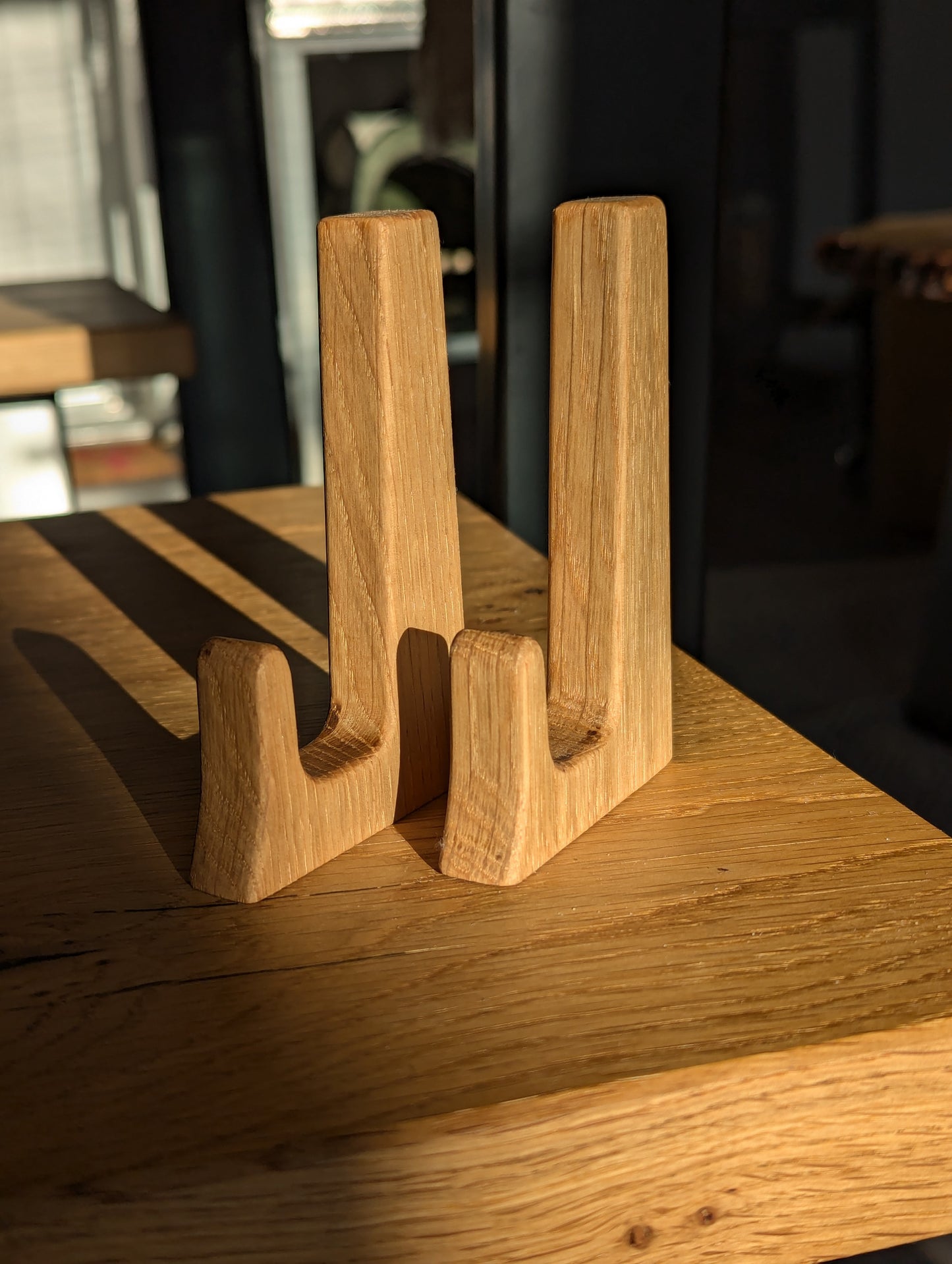 Oak Serving board stands