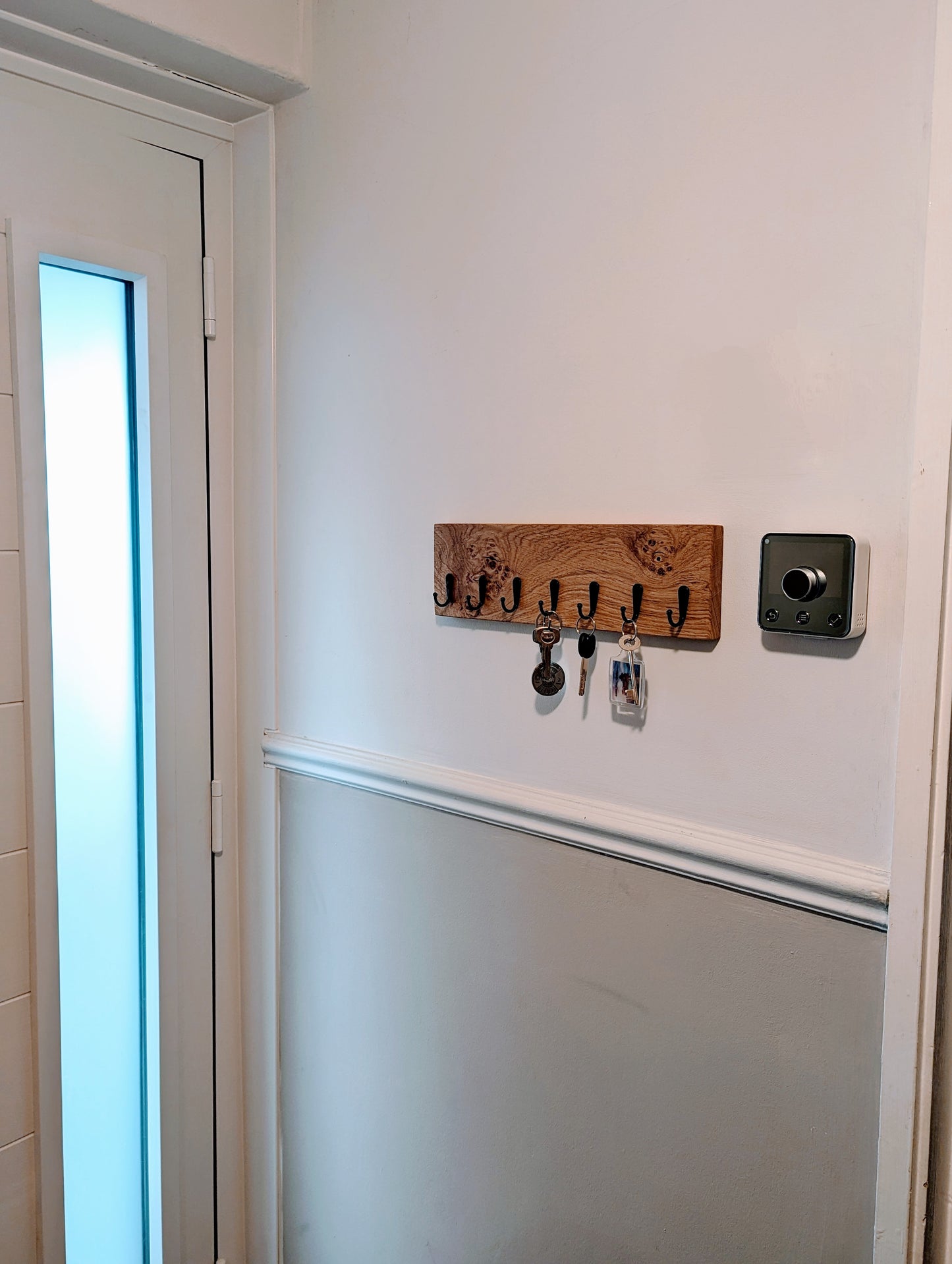 Key-Hook Oak Plaque