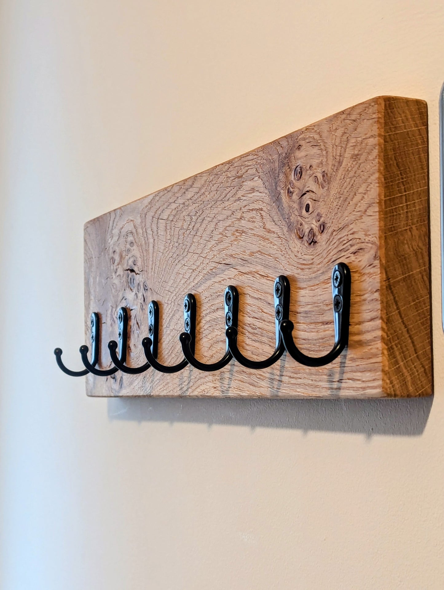 Key-Hook Oak Plaque