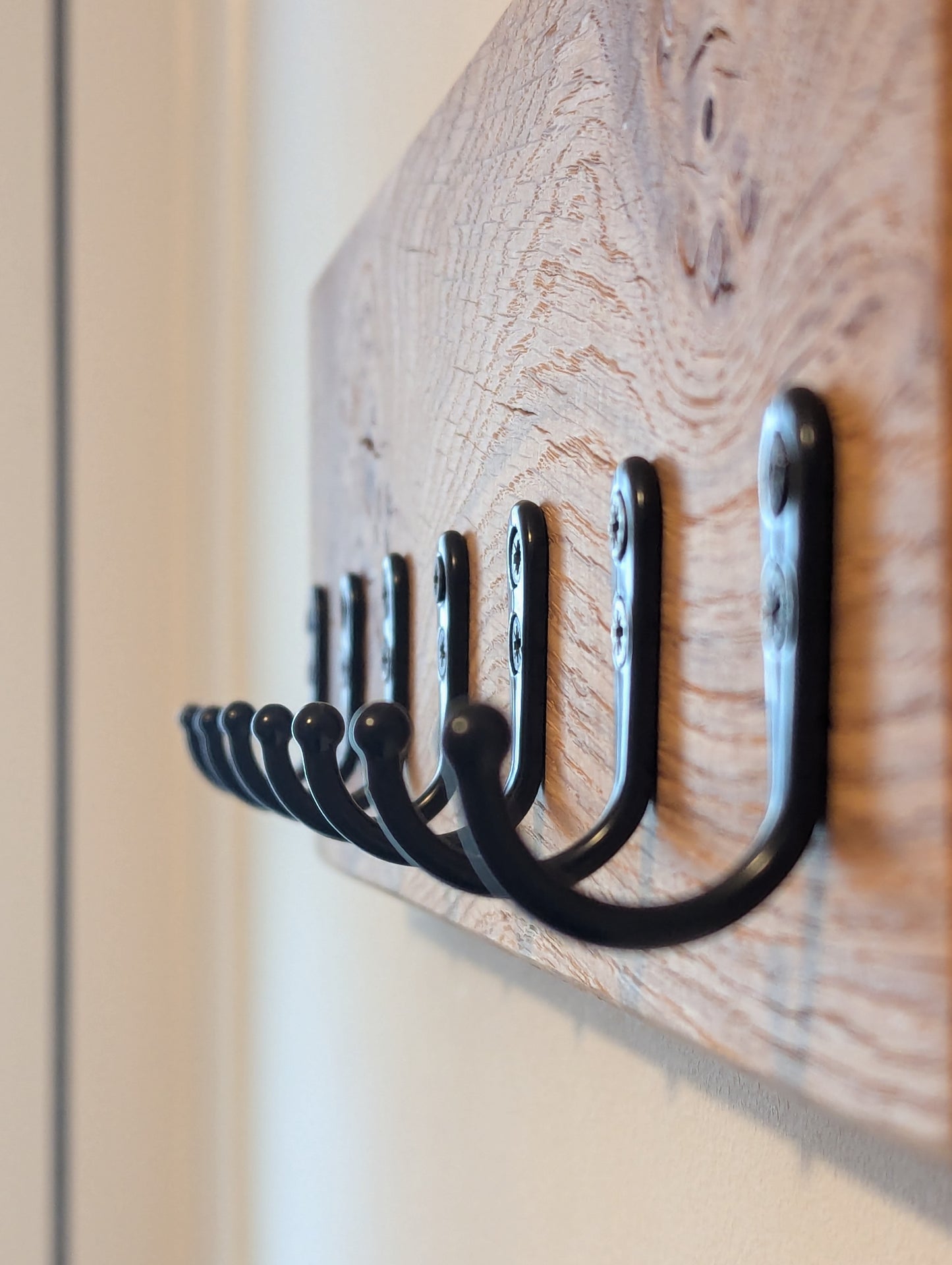 Key-Hook Oak Plaque