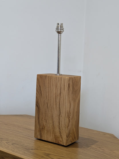 Solid Oak Lamp & Metal Fixtures #6