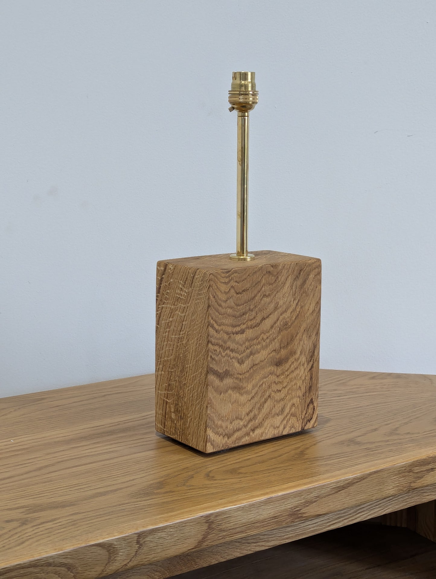 'TIGER STRIPES' limited edition Solid Oak Lamp