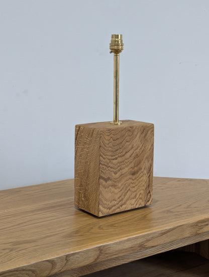 'TIGER STRIPES' limited edition Solid Oak Lamp