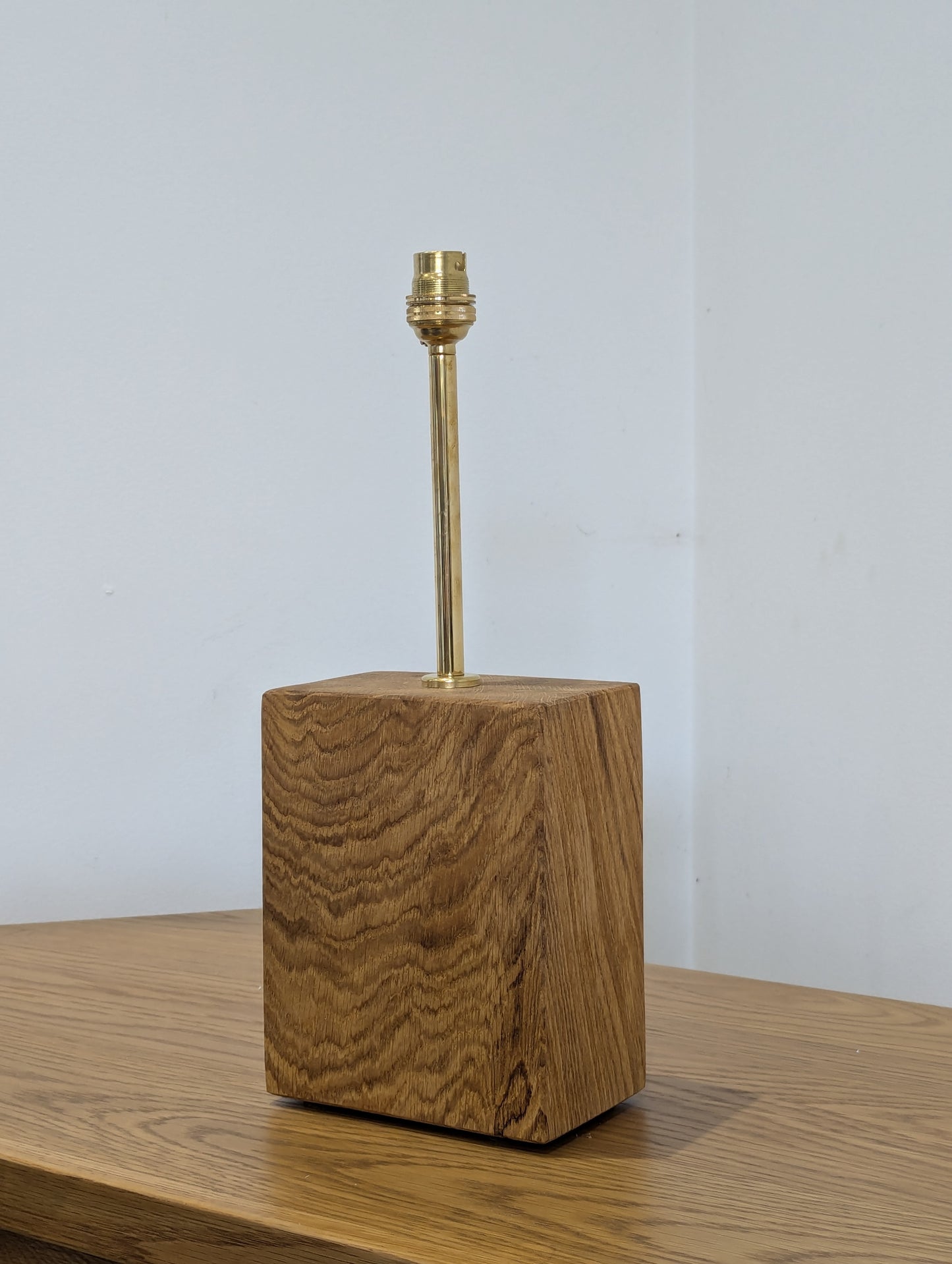 'TIGER STRIPES' limited edition Solid Oak Lamp