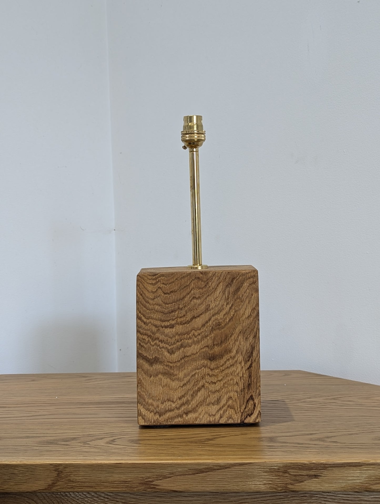 'TIGER STRIPES' limited edition Solid Oak Lamp