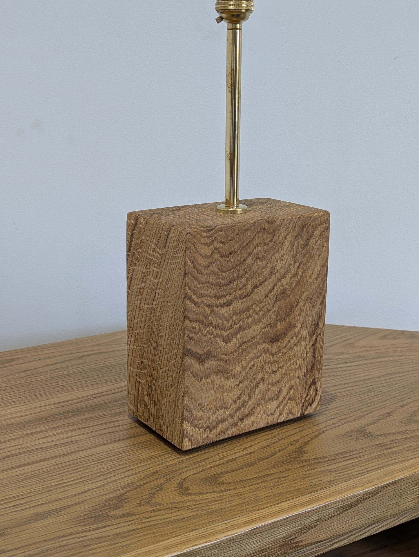 'TIGER STRIPES' limited edition Solid Oak Lamp