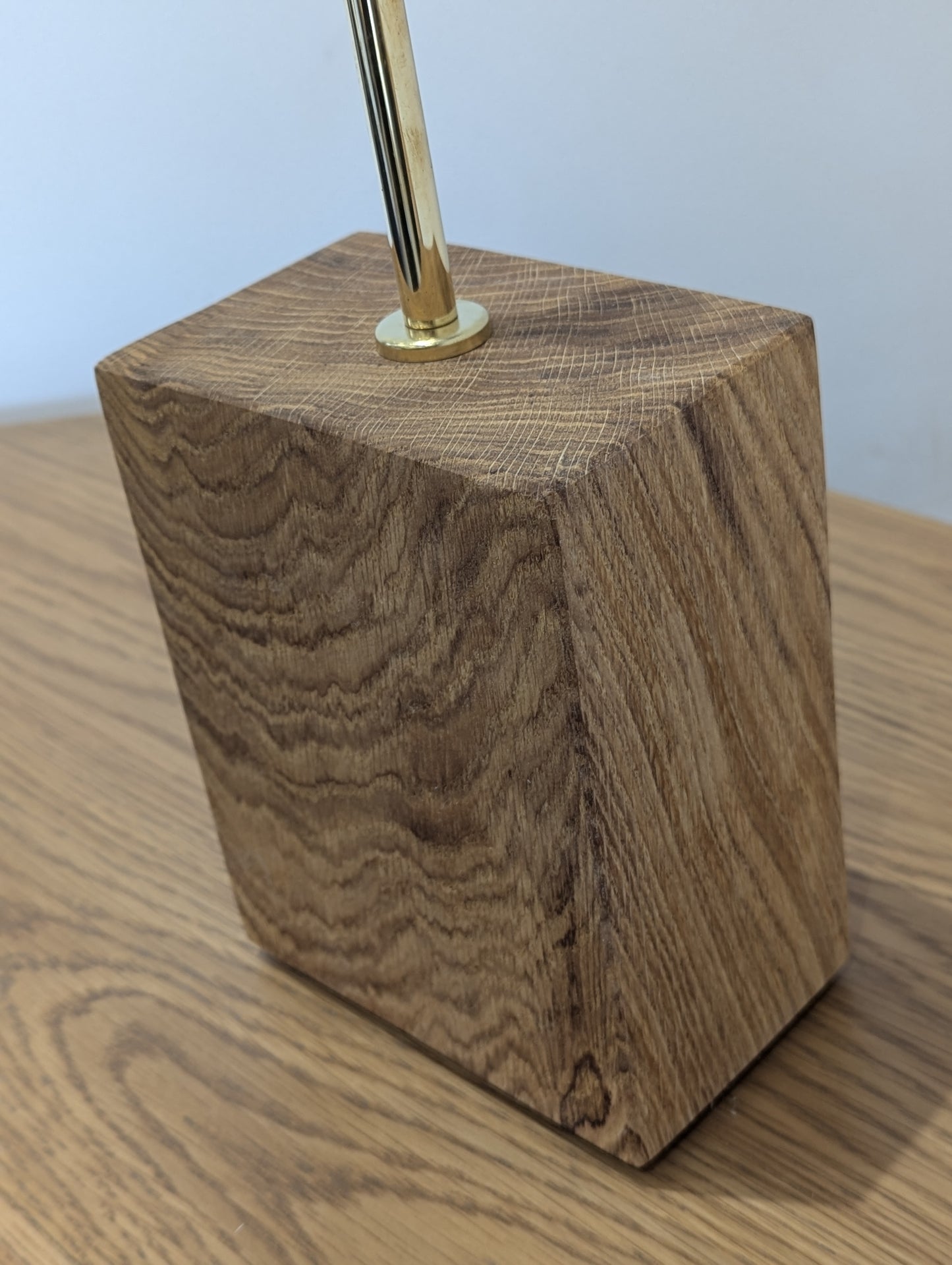 'TIGER STRIPES' limited edition Solid Oak Lamp