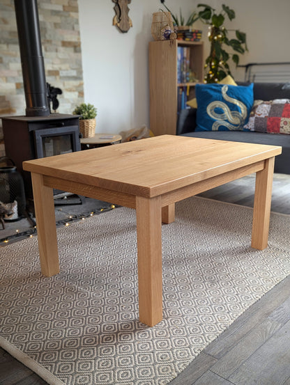 Solid European Oak Coffee Table