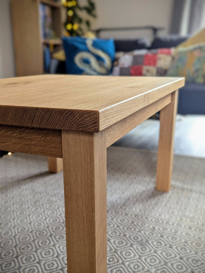 Solid European Oak Coffee Table