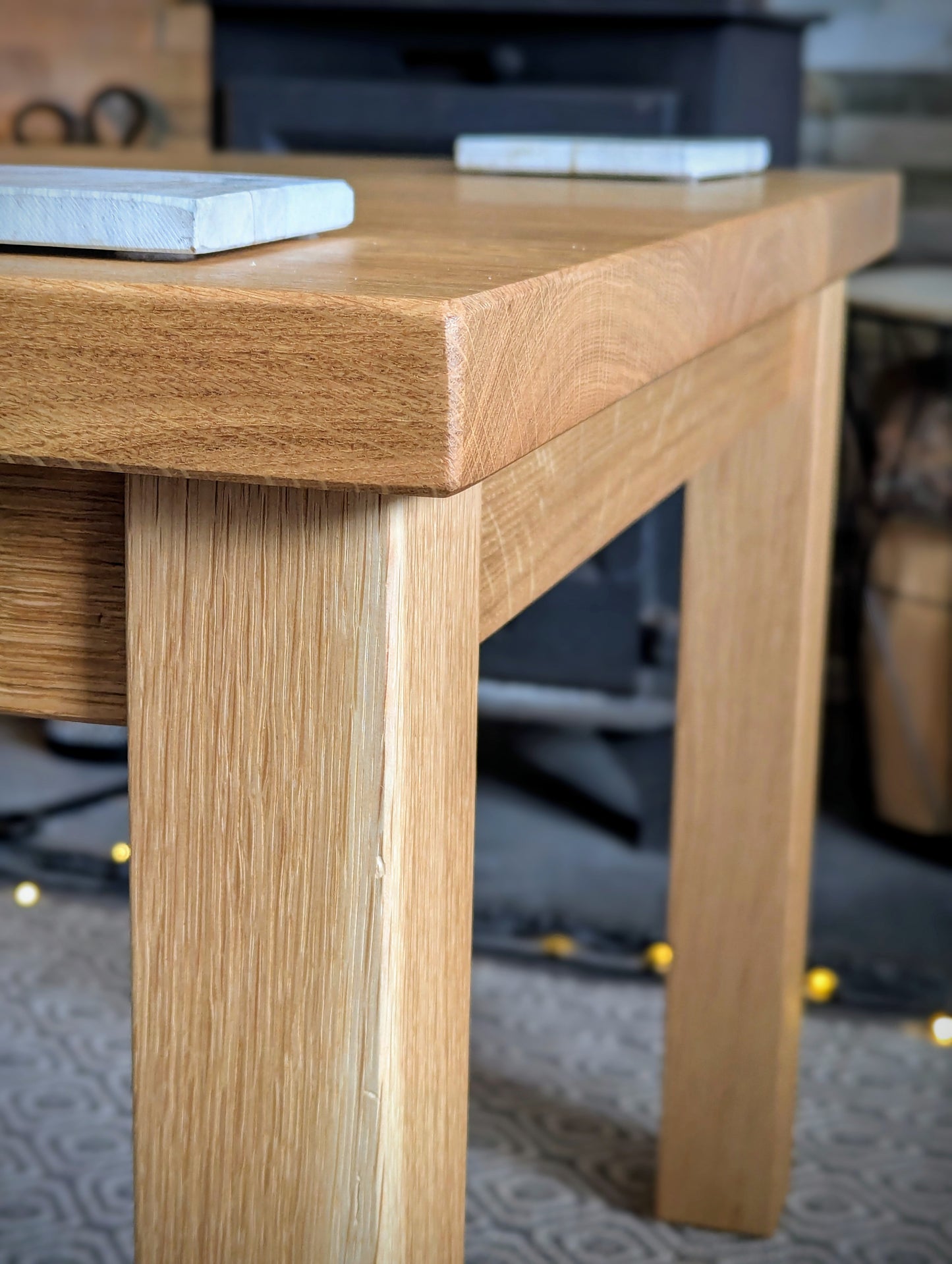 Solid European Oak Coffee Table