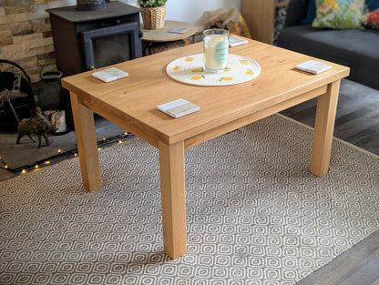 Solid European Oak Coffee Table