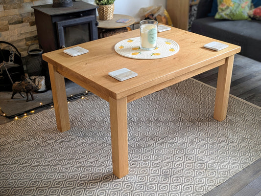 Solid European Oak Coffee Table