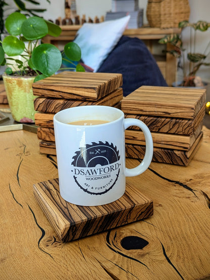 Zebrano Chunky Coaster Oil finish
