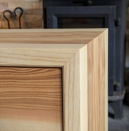 Solid Ash Waterfall effect Side Table