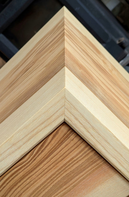 Solid Ash Waterfall effect Side Table