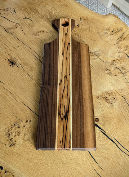 Walnut & Zebrano Serving Board